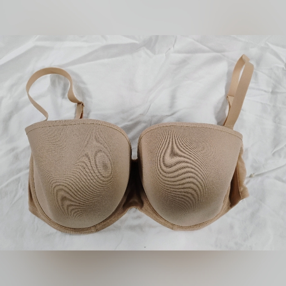 NWT Elomi Smooth Molded Strapless Bra Sahara 34HH (34L)